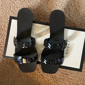 Gucci Sandals Black (Worn Twice)